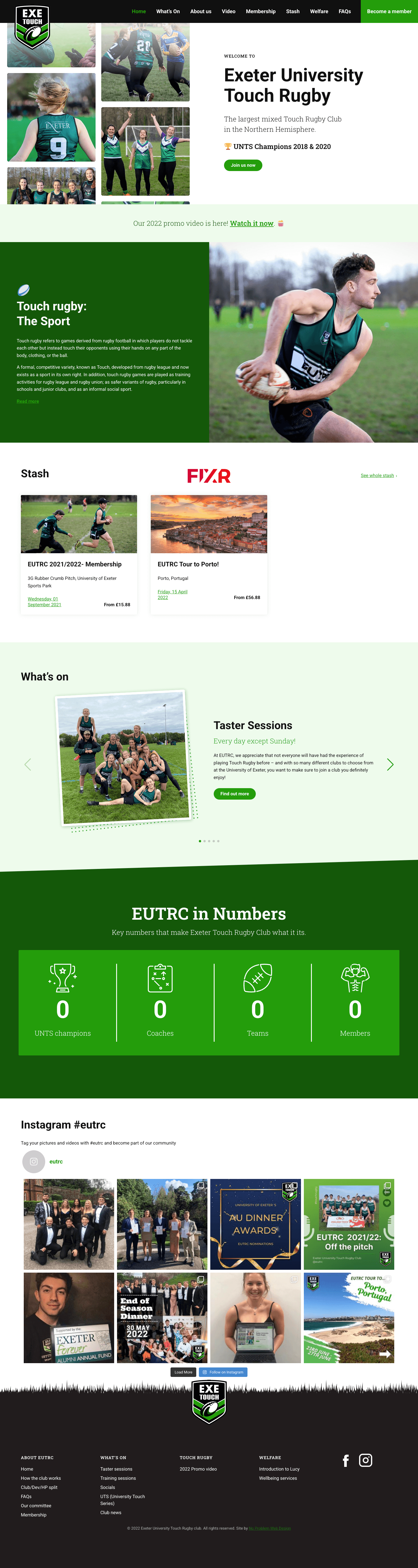 Custom WordPress Theme for EUTRC